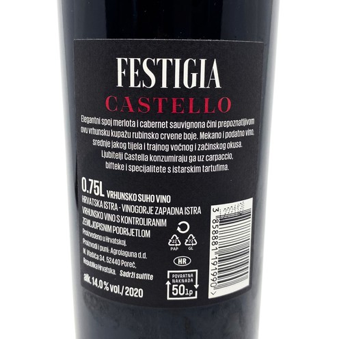 Festigia Castello 2020 Vina Laguna 0,75 l