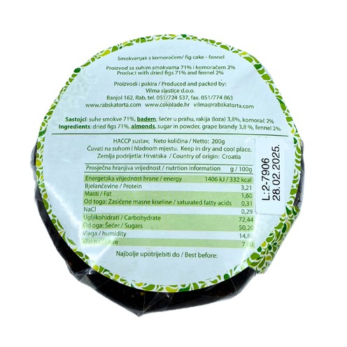 Smokvenjak komorač 200 g