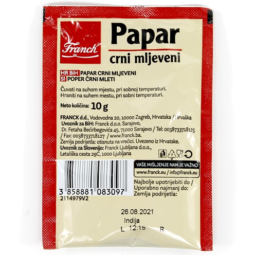 Papar mljeveni 10 g