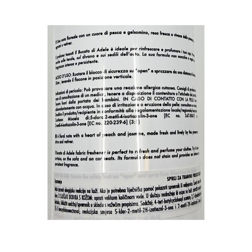 Sprej za tkanine ''Il bucato di Adele'' – Fresco bucato 250 ml