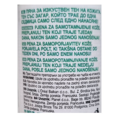 Garnier Ambre Solaire self-tan mousse 200 ml