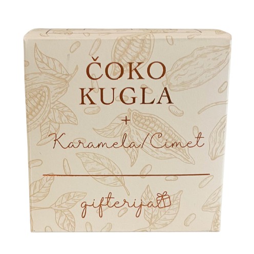Chocolate ball Caramel & Cinnamon Gifterija 70 g