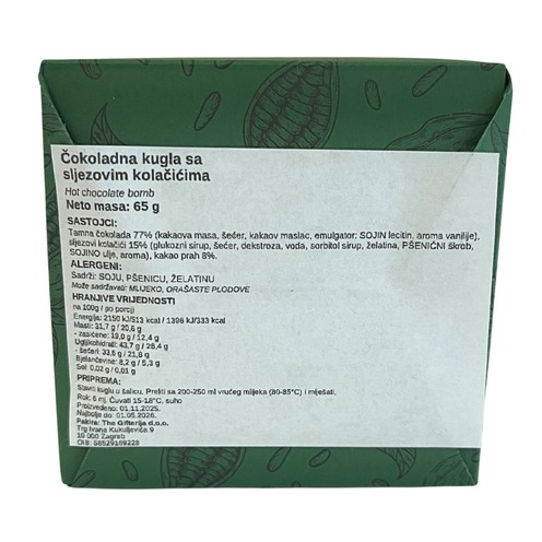 Chocolate ball Marshmallow Gifterija 70 g