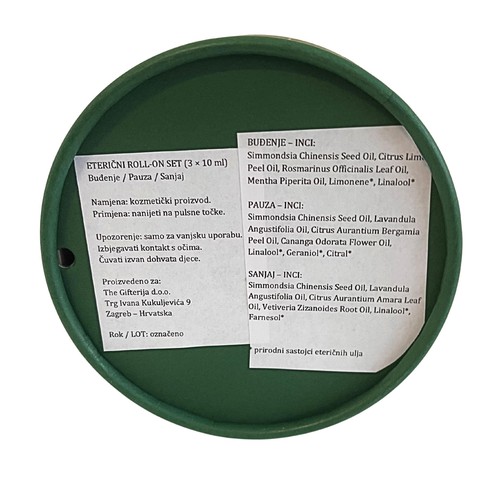 Essential oil set Gifterija 3x10 ml