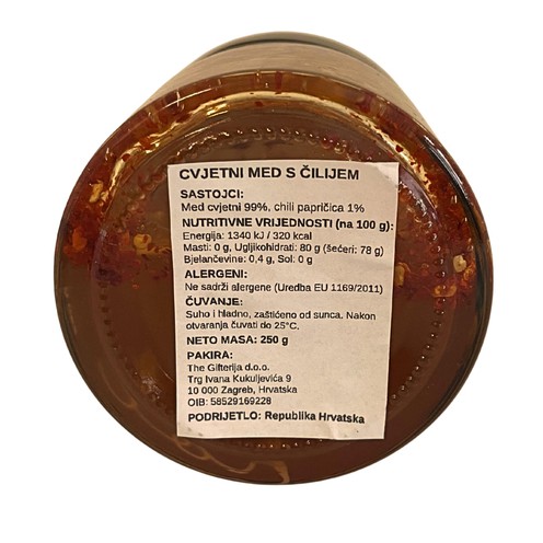 Bee Hot – Chili Honey Gifterija  250 g
