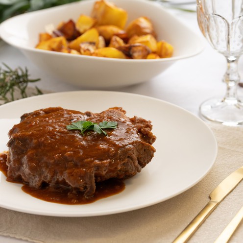 Rinder-Ossobuco (Rinderhaxe) in Sauce (2,5 kg)