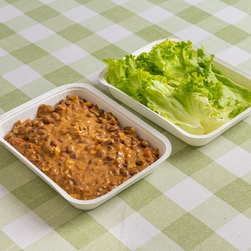 Menu: grah s kobasicom i zelena salata za 4 osobe