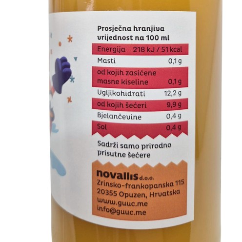 Natursaft 100% Mandarine GUUC 1 l