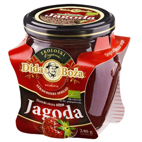 Dida Boža EKO- Erdbeermarmelade 240 g