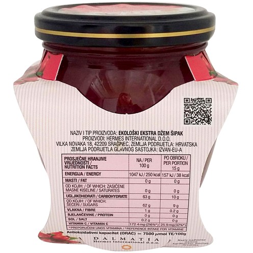 Dida Boža organic rose hip spread 240 g