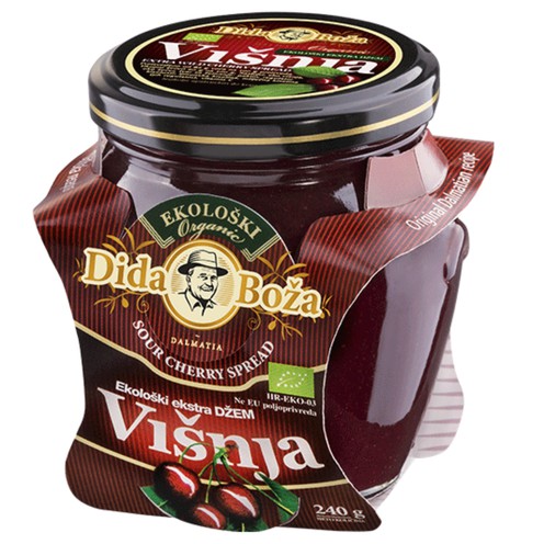 Dida Boža organic sour cherry spread 240 g