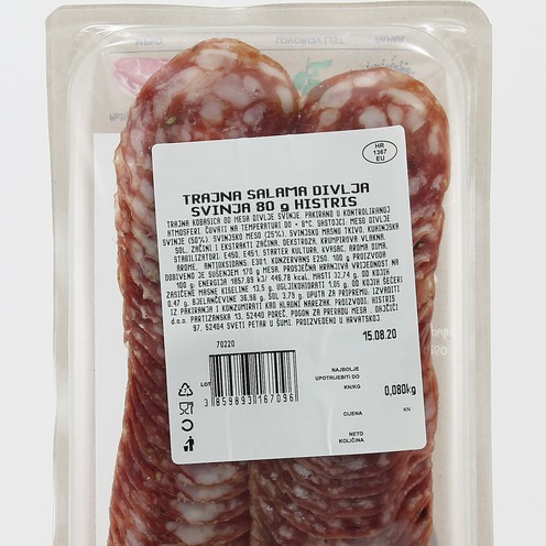 Cured wild boar sausage 80 g