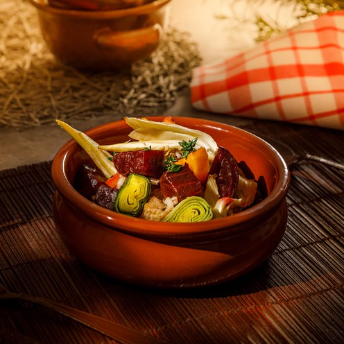 Barley with vegetables for 2 persons (500 g)