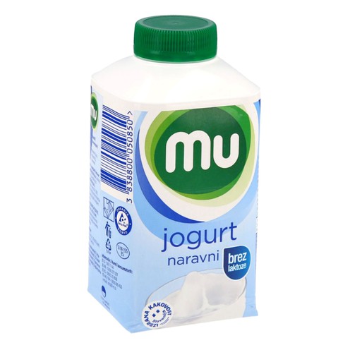 Lactose-free liquid yogurt Mu 0.5 l