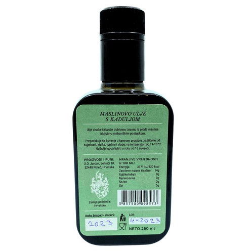 Extra natives Olivenöl mit Salbei 0,25 l