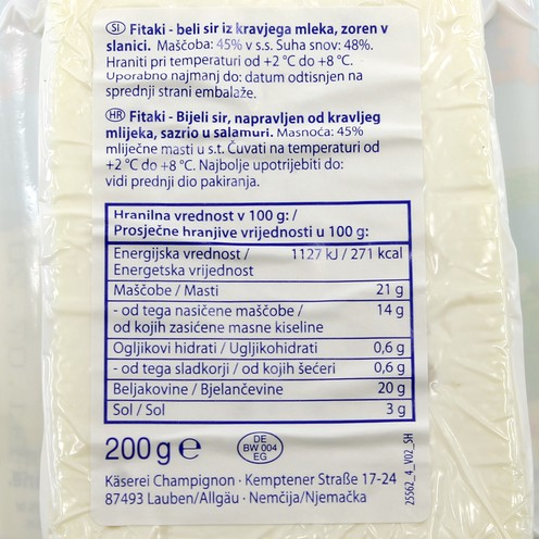 Feta Cheese Fitaki 200 g