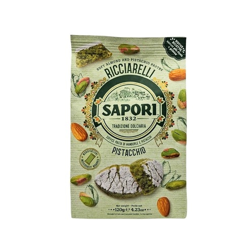 Keksi Ricciarelli s pistacijom Sapori 120 g 