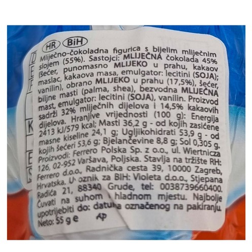 Kinder Schokoladen-Osterhase 60 g