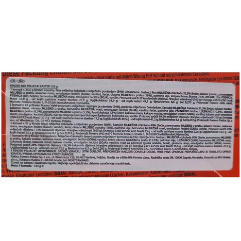 Kinder Maxi Mix mit Plüschtier 133 g