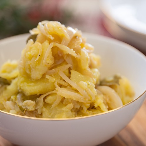 Klassische Kartoffelsalat für 4 Personen (1 kg)