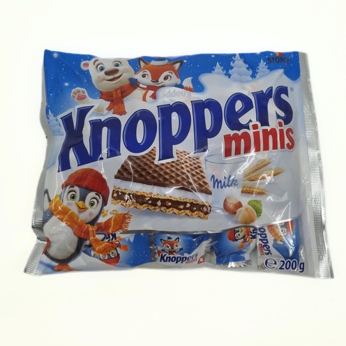 Vafel Knoppers minis 200 g