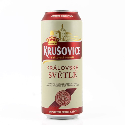 Pivo Krušovice 0,5 l