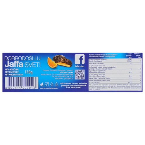 Jaffa-Orange Kekse 150 g