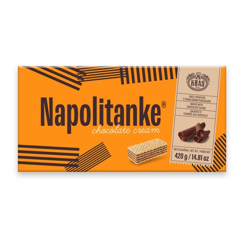 Napolitanke s čokoladnim punjenjem 420 g