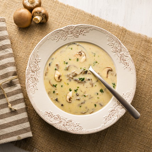 Pilzcremesuppe für 4 Personen (1,4 kg)