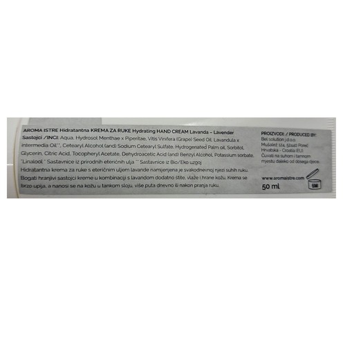 Lavendel Handcreme Aroma Istre 50 ml