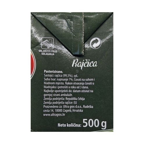 Rajčica pasirana Kuharela 0,5 kg