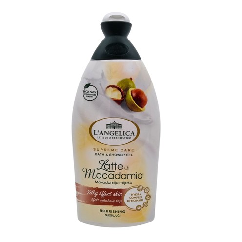 L'Angelica gel za kupanje i tuširanje sa uljem Makadamija 500 ml