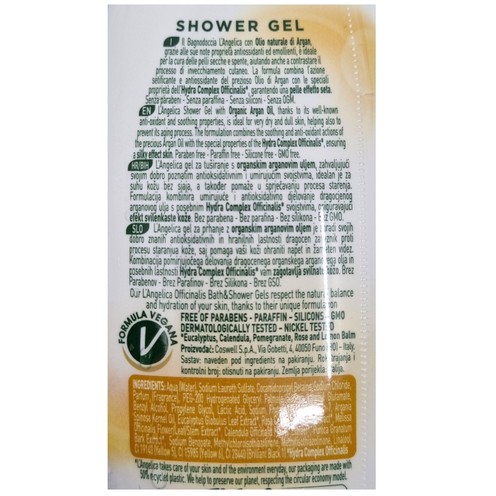 L'Angelica Argan Oil Shower Gel 250 ml