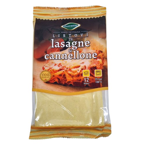 Frische Blätter für Lasagne und Cannelloni 250 g (12 Stk)