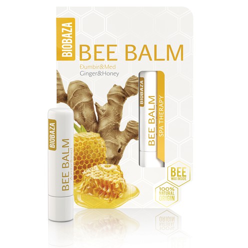 Lip Balm Ginger & Honey Bio Baza 4,5 g