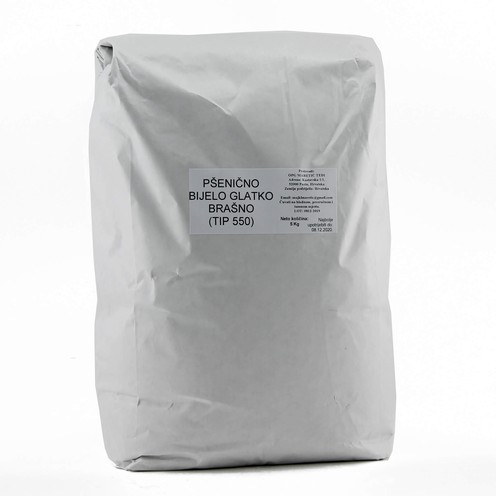 Pšenično bijelo brašno glatko (tip 550) 5 kg