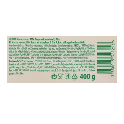 Margarine Margo Nova Natural 400 g