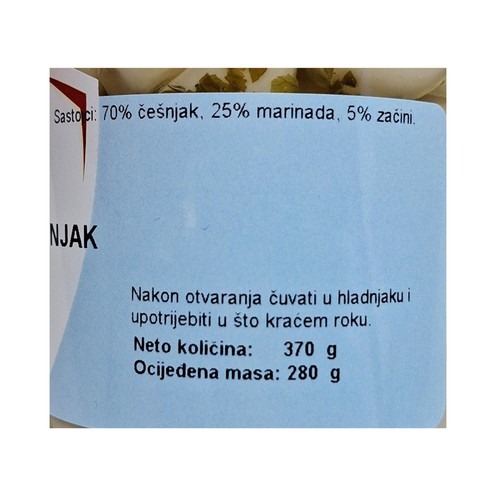 Marinated garlic Pepefiš 370 g