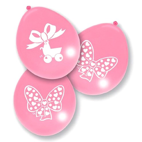 Ballons Baby Rosa 15 Stück