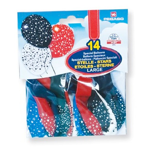 Sterne Ballons 14 Stück