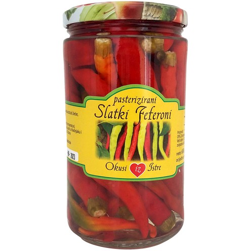 Slatki feferoni pasterizirani 630 g