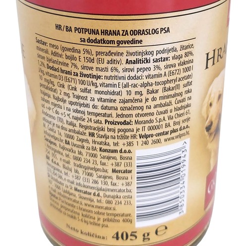 Rial hrana za pse govedina 405 g