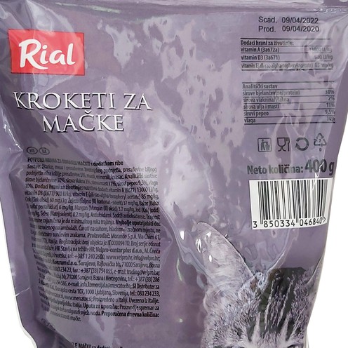 Rial croquettes for cats fish 400 g