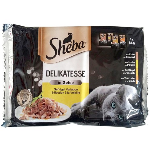 Sheba Katzenfutter verschiedene Sorten / 4x85g Beutel