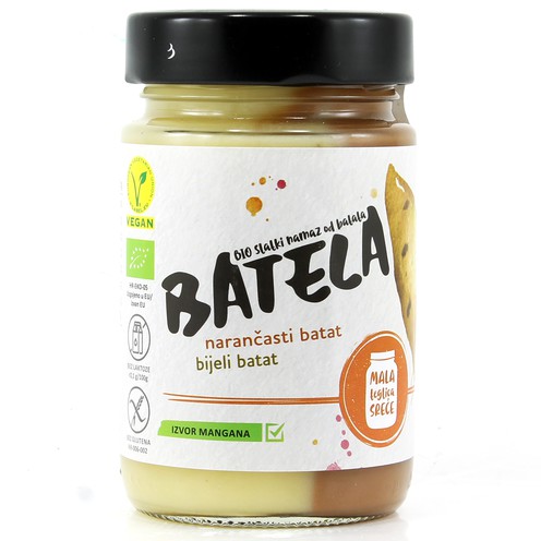 Batela - süßer zweifarbiger veganer Aufstrich 210 g