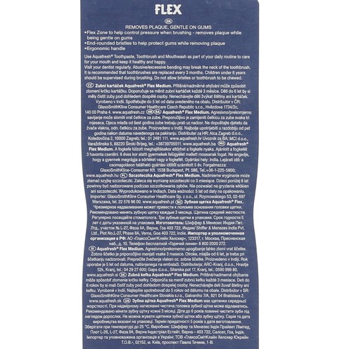 Četkica za zube Aquafresh Flex Medium (3 kom)