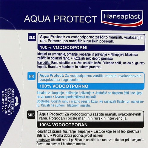 Hansaplast Aqua Protect - wasserdichte Pflaster 20 St.