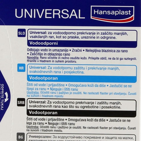 Hansaplast Universal patches (10 pcs)