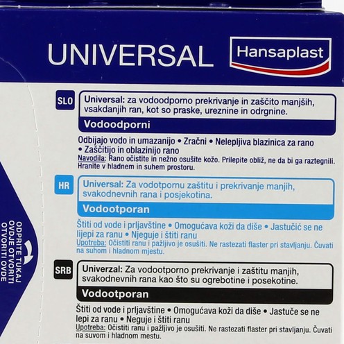 Hansaplast Universal patches (20 pcs)