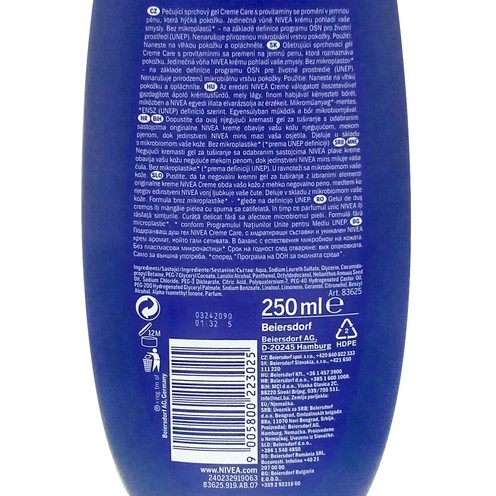 Nivea Duschgel Creme Care, 250 ml